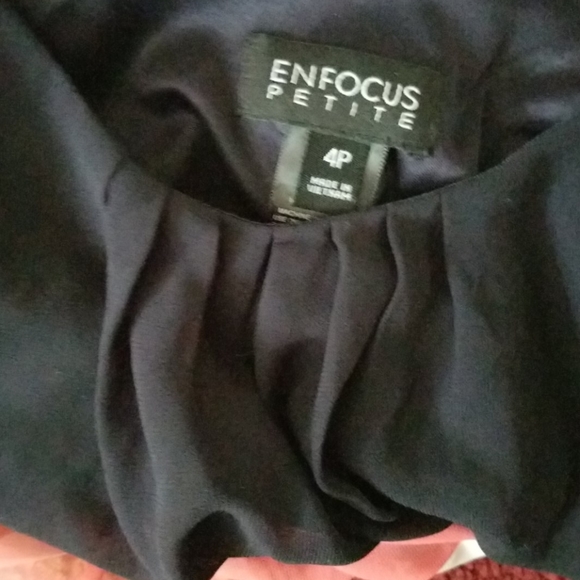 Enfocus Navy Summer Sleeveless Dress - Picture 6 of 6